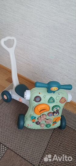 Развивающие ходунки, толокар, самокат, стол игры