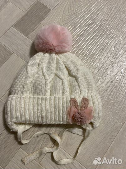Шапка для девочки зимняя