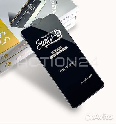 Стекло с рамкой полного покрытия на Xiaomi Mi 10T