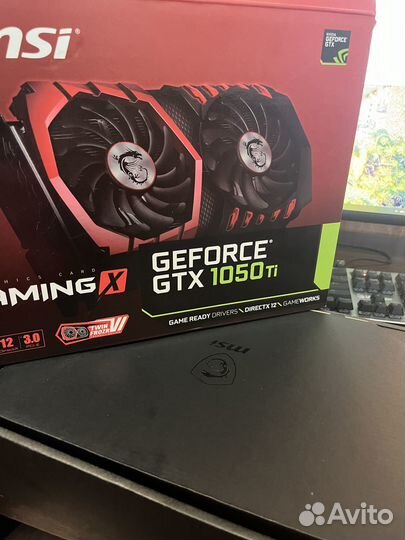 Новая MSI GeForce GTX 1050 Ti gaming X 4G