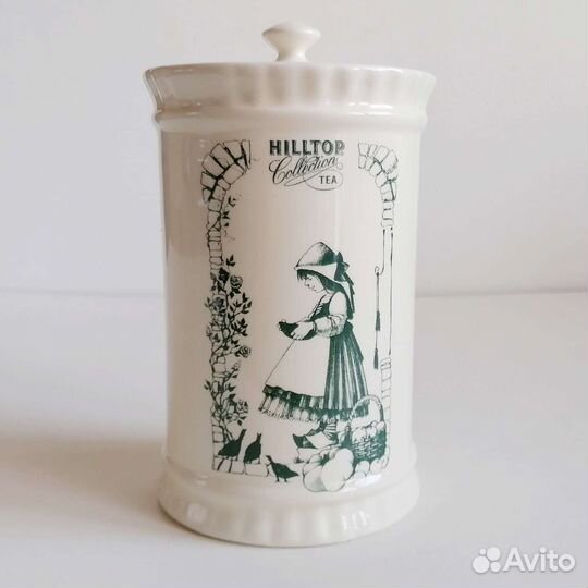 Керамическая банка Hilton для чая и сыпучих
