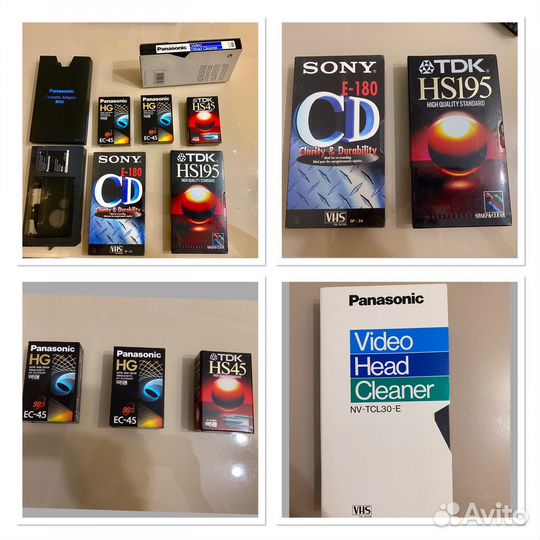 Видеокассеты новые VHS