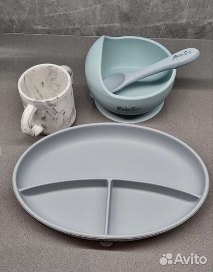 Силиконовая посуда mamsi,подарок поильник avent