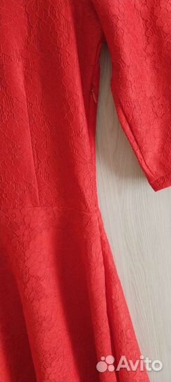 Вечернее красное платье, выпускной, Lady moda 42 р