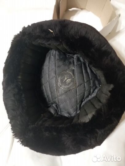 Мужская зимняя шапка из мутона 58 размер