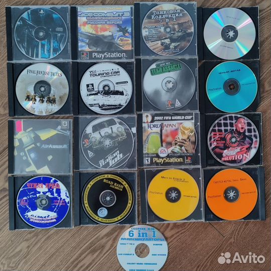 Игры для PS1, PC и музыка диски