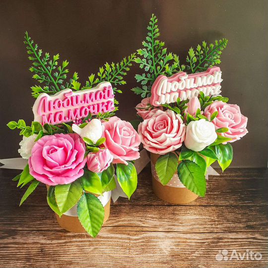 Цветы и букеты из мыла