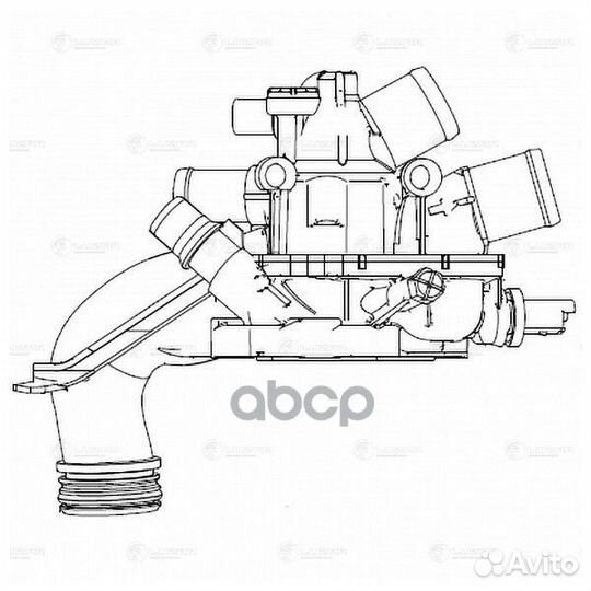 Термостат в сборе для а/м PSA 308 (11) /C4 (10