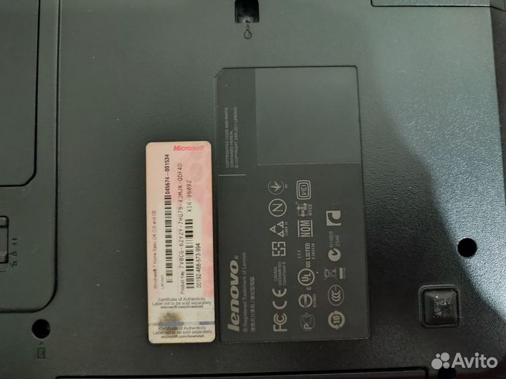 Ноутбук lenovo G570