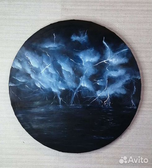 Картина маслом Молнии Кататумбо