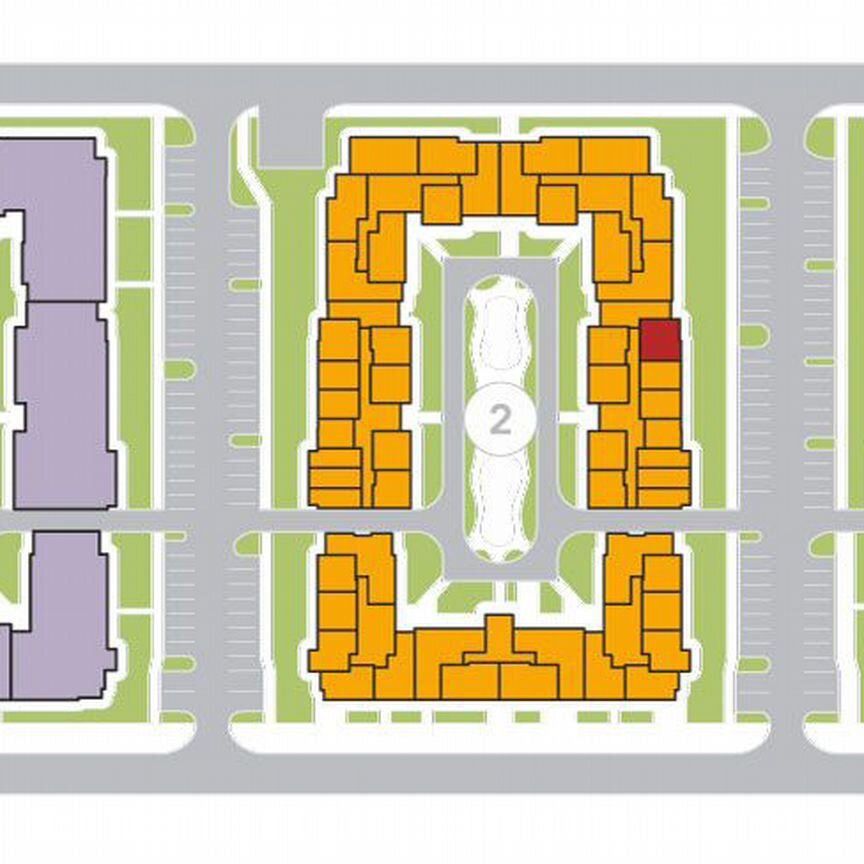 1-к. квартира, 42,9 м², 2/4 эт.