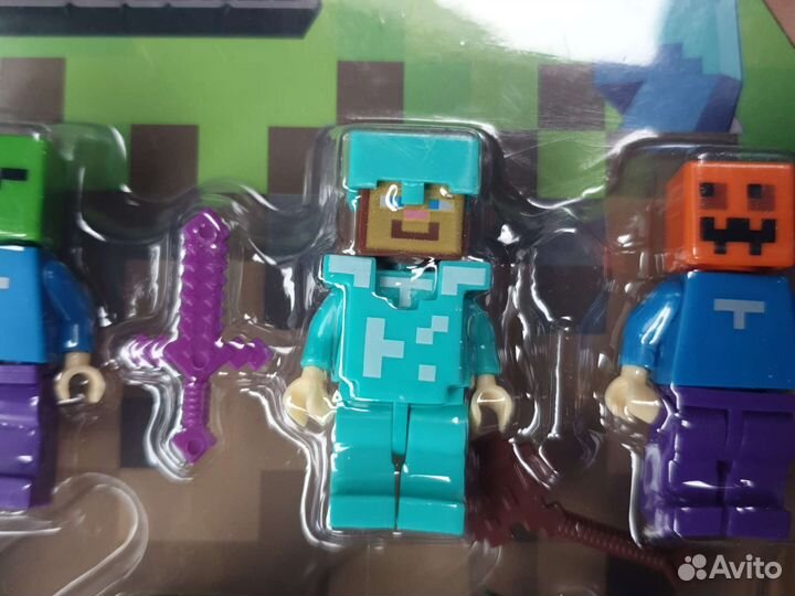 Minecraft фигурки 6 шт