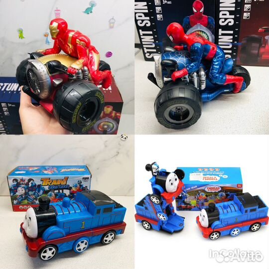 Паровозик Томас / Человек Паук м Железный