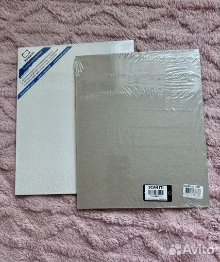 Картон грунтованный