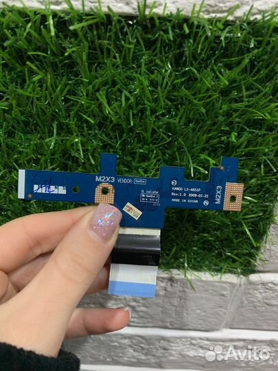 Плата кнопки включения eMachines E525, E725