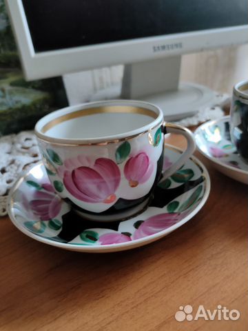 Чайная пара СССР Вербилки отл.сост