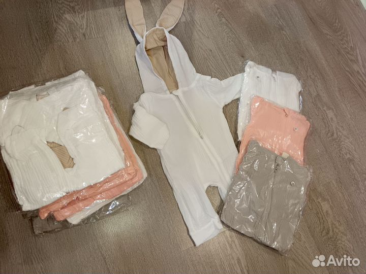 Комбенизон с ушками зайчика