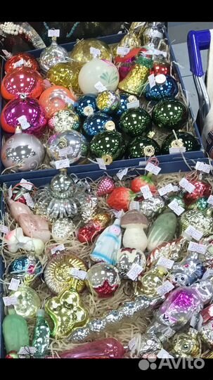 Елочные игрушки СССР