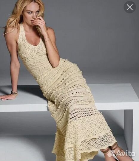 Сарафан женский вязаный