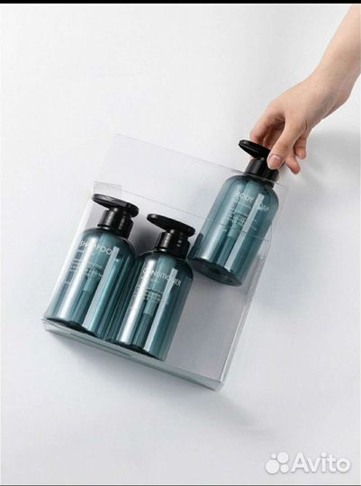 Набор бутылочек для ванной с дозатором 500мл