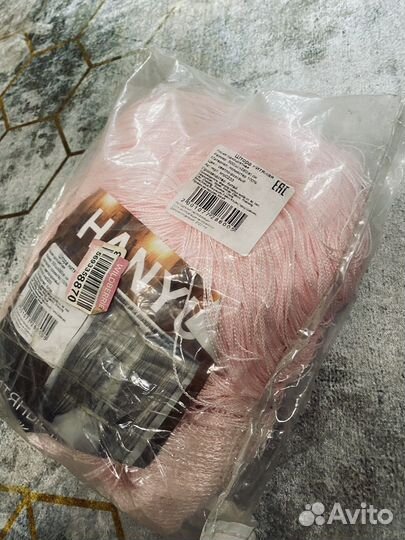 Шторы-нити розовые