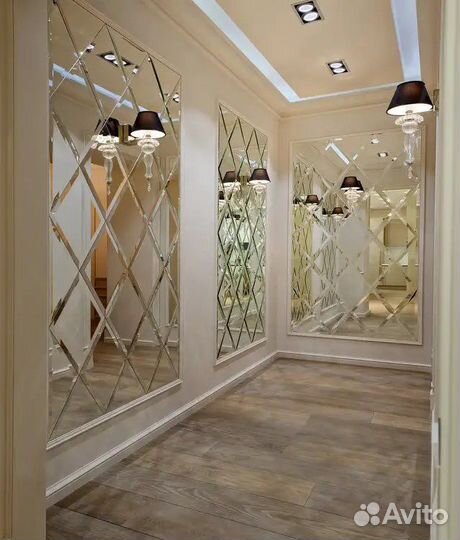 Резка стекла и зеркал Зеркала в багете