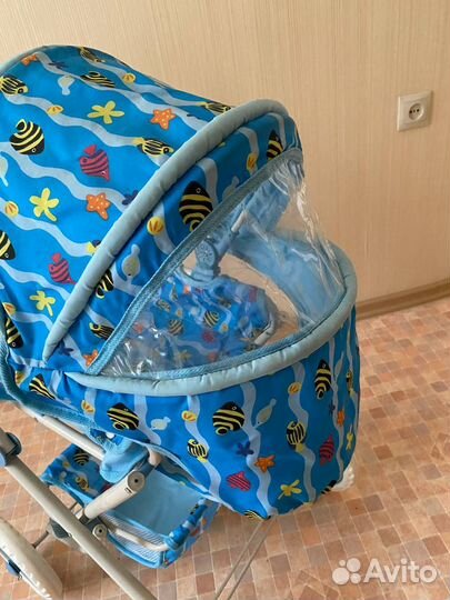 Большая игрушечная коляска для кукол