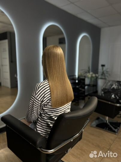 Кератиновое выпрямление волос обучение