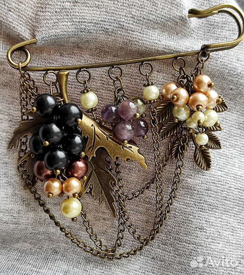 Брошь булавка