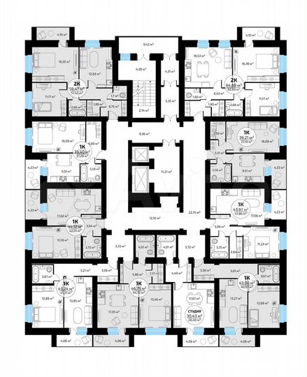 Квартира-студия, 28,4 м², 3/16 эт.