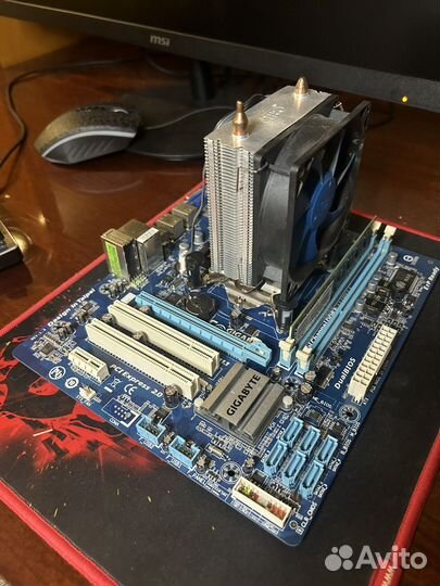Материнская плата + процессор LGA1156