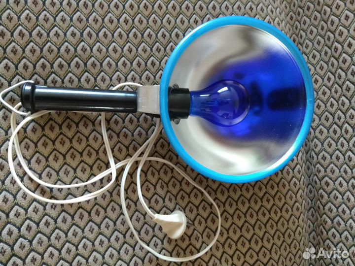 Рефлектор медицинский бытовой с синей лампой