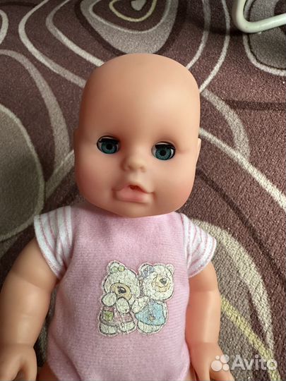 Кукла пупс с горшком и бутылочкой