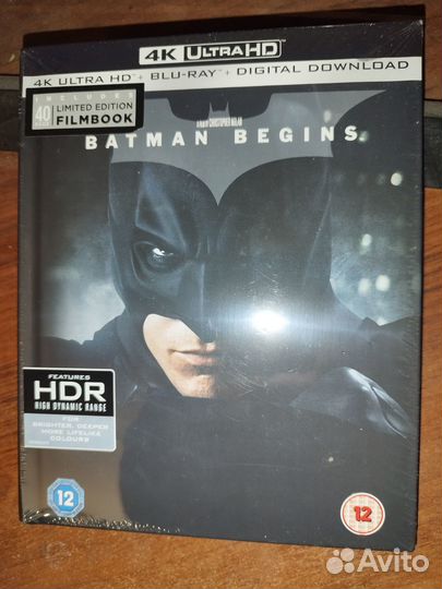 Batman Begins начало 4K Ultra Limited Edition rus