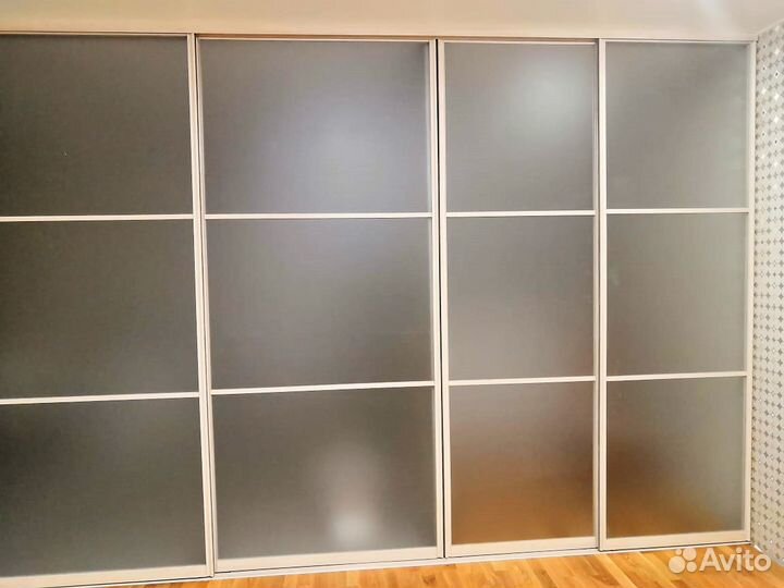 Перегородки межкомнатные раздвижные для трех зон