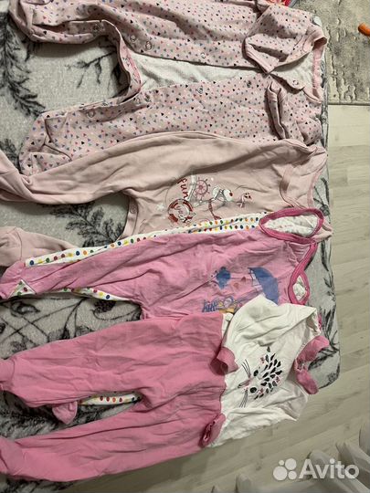 Вещи пакетом на девочку 68 74
