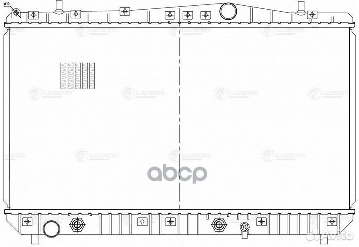 Радиатор охл. для а/м Chevrolet Lacetti (04)
