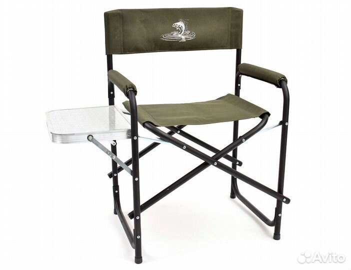 Кресло туристическое со столиком стальное SK-04