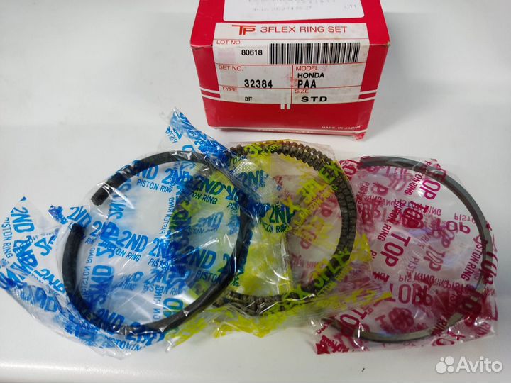 Кольца поршневые Tp 32384-STD honda 13011-PEA-003