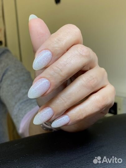 Маникюр для аллергиков (пудровый и плёнки)