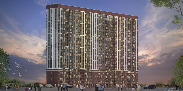 Квартира-студия, 27,5 м², 6/25 эт.