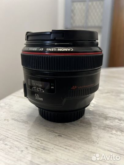 Объектив canon ef 50mm f 1.2L USM