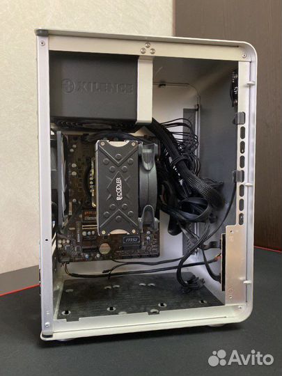 Комплект мать проц память b250, i3 7100, 8Гб