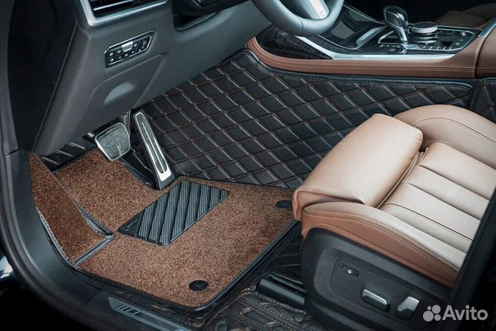 Коврики автомобильные 5D Premium экокожа