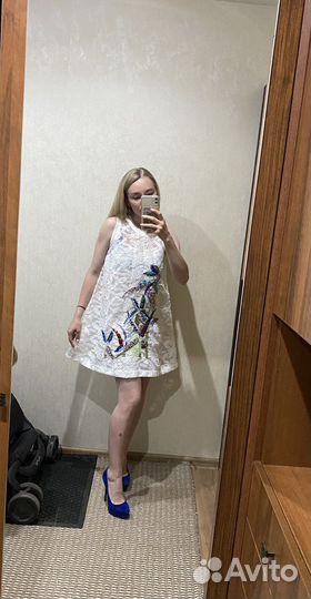 Платье летнее с вышивкой