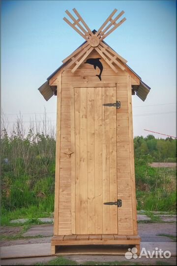 Дачный туалет деревянный JKT224