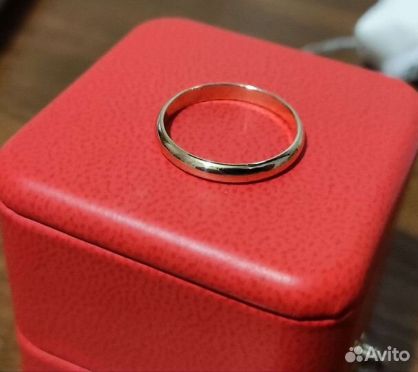 Золотое обручальное кольцо 16.5