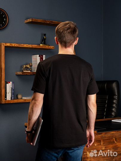 Мужская футболка cotton, DTF печать,3XL