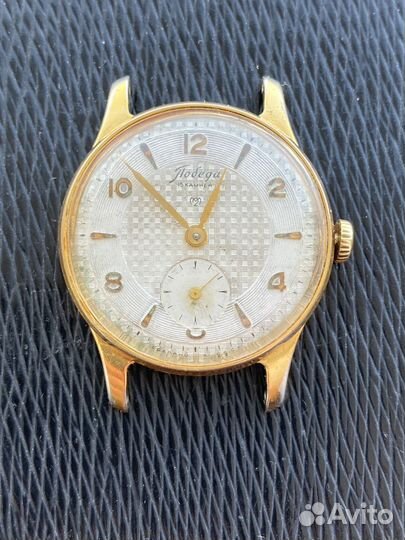 Наручные часы Победа СССР позолота
