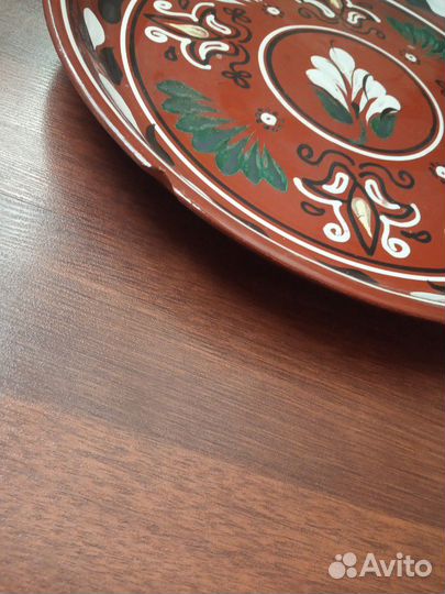 Блюдо глиняное